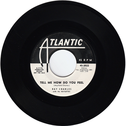 Ray Charles - Tell Me How Do You Feel / That's Enough [Promo]