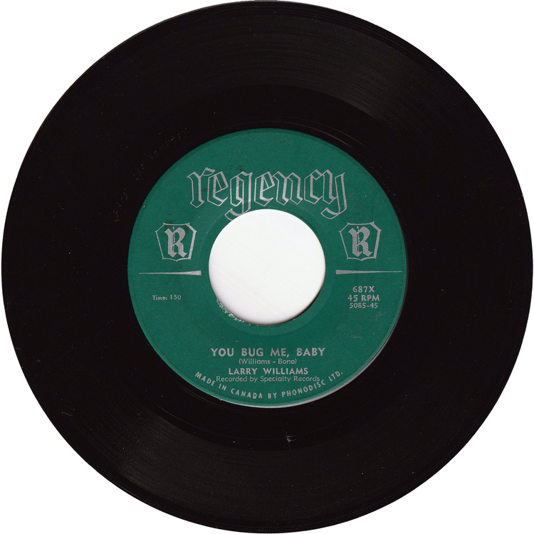 Larry Williams - Bony Moronie / You Bug Me Baby [Canada]