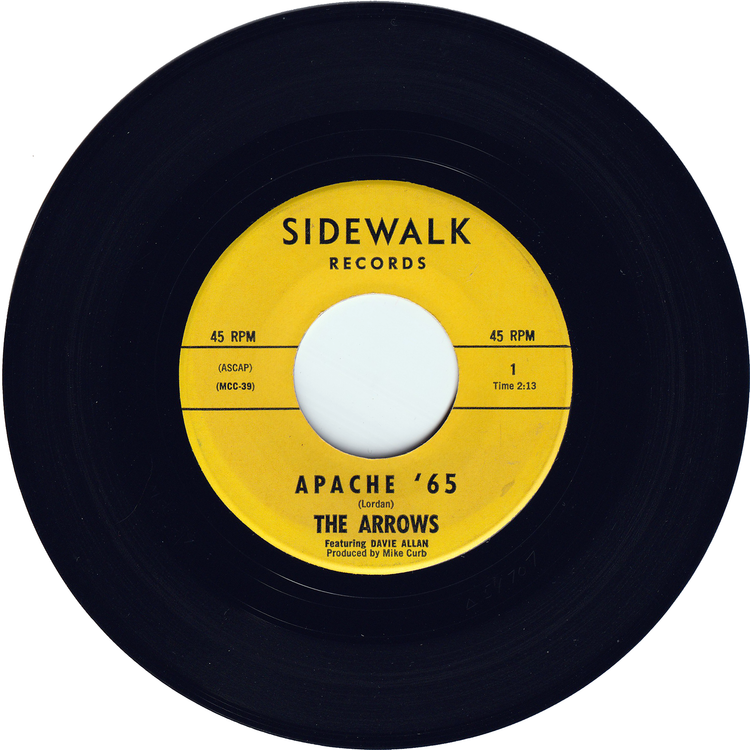 The Arrows featuring Davie Allan - Apache '65 / Blue Guitar