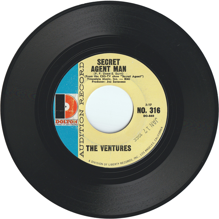 The Ventures - Secret Agent Man / 007-11 [Promo]