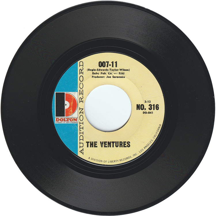 The Ventures - Secret Agent Man / 007-11 [Promo]