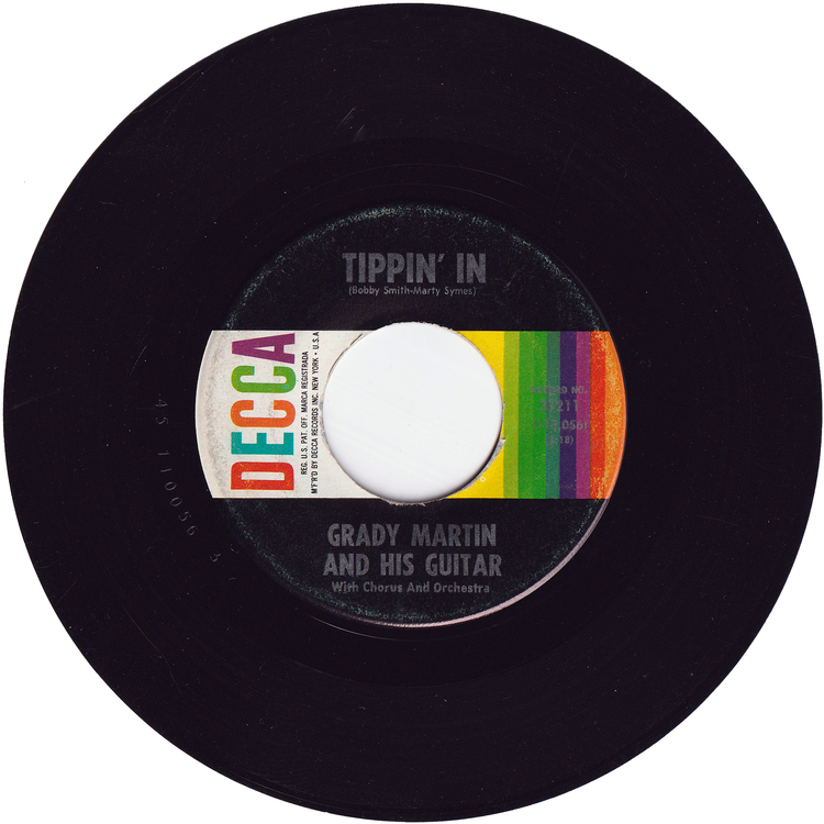 Grady Martin & his Guitar - The Fuzz / Tippin' In [Pinckneyville Pressing]