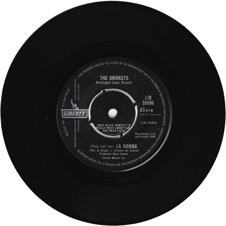 The Crickets - (They Call Her) La Bamba / All Over You [UK]