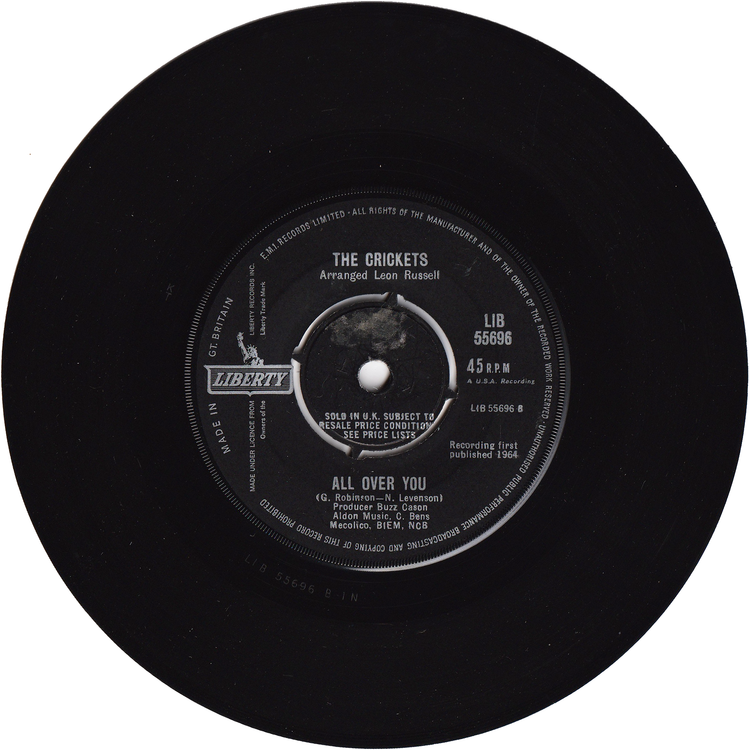 The Crickets - (They Call Her) La Bamba / All Over You [UK]