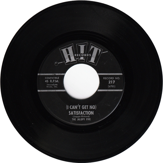 The Jalopy Five - (I Can't Get No) Satisfaction / Fred Hess - Save Your Heart For Me