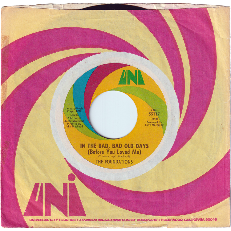 The Foundations - In The Bad, Bad, Old Days (Before You Loved Me) / Give Me Love