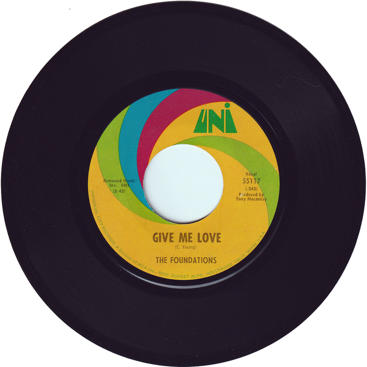 The Foundations - In The Bad, Bad, Old Days (Before You Loved Me) / Give Me Love