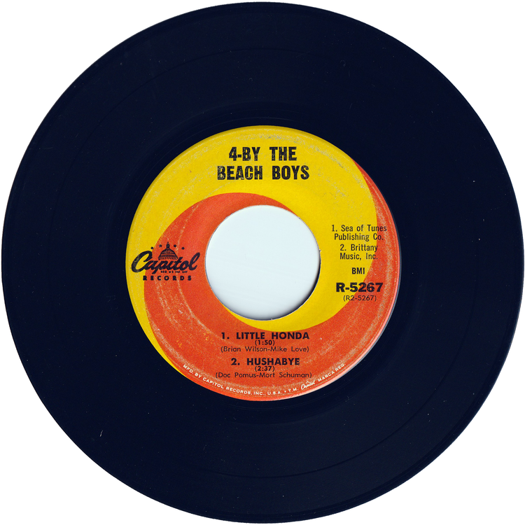 The Beach Boys - 4-By The Beach Boys [7", 45 RPM, EP]