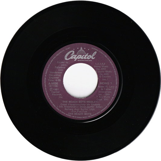 The Beach Boys - The Beach Boys Medley / God Only Knows [Canada]