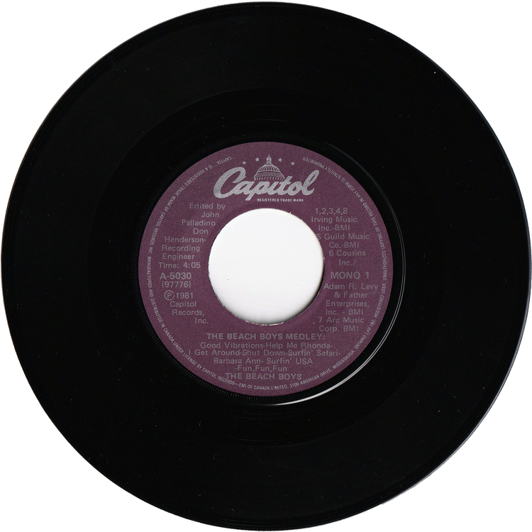 The Beach Boys - The Beach Boys Medley / God Only Knows [Canada]