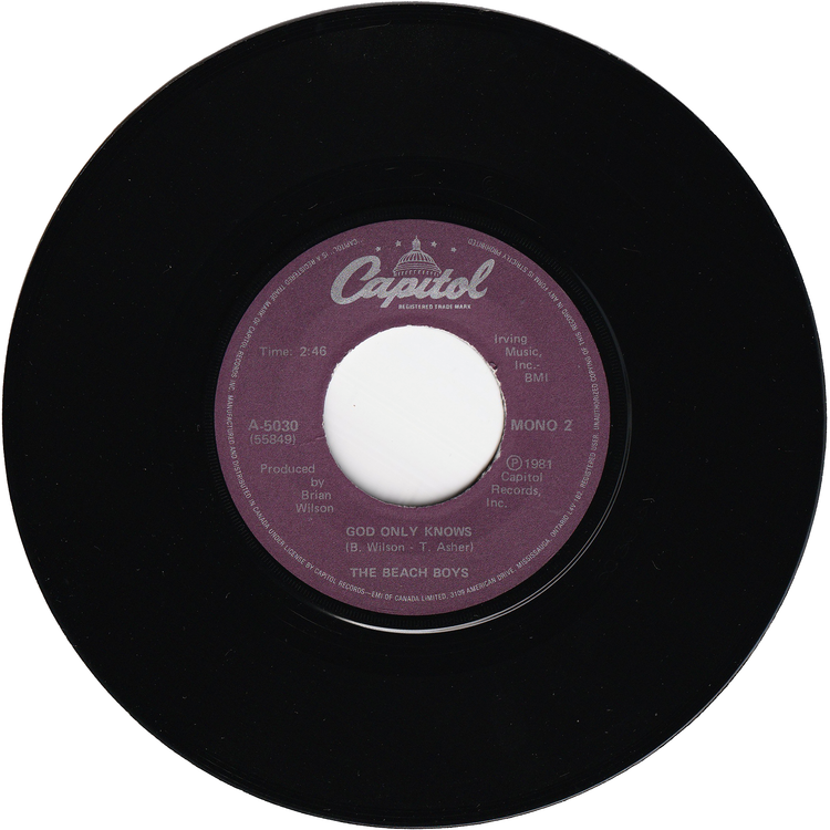 The Beach Boys - The Beach Boys Medley / God Only Knows [Canada]