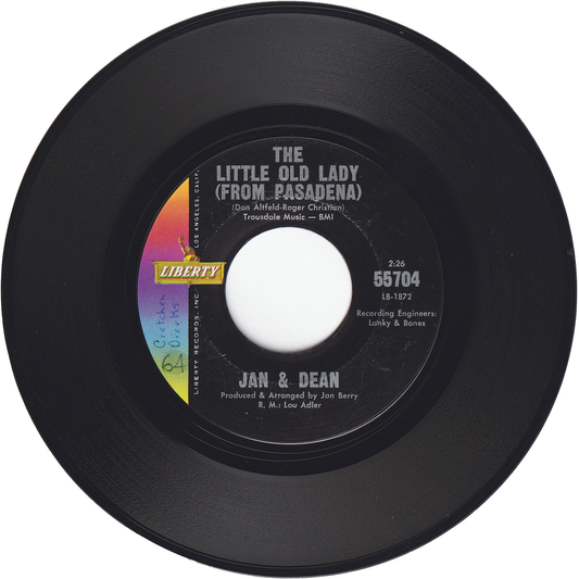 Jan & Dean - Little Old Lady (From Pasadena) / My Mighty G. T. O.