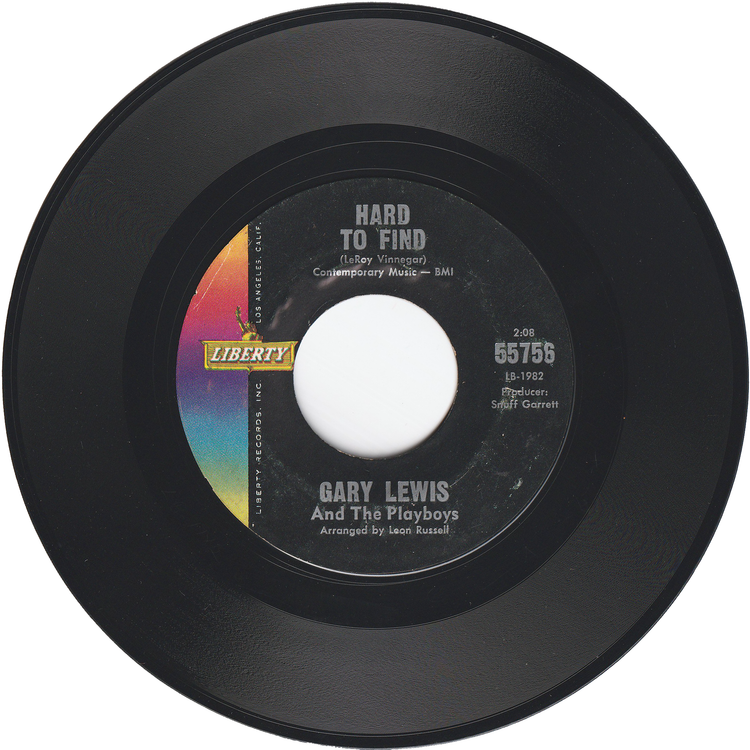 Gary Lewis & The Playboys - This Diamond Ring / Hard To Find [Styrene, Monarch Pressing]