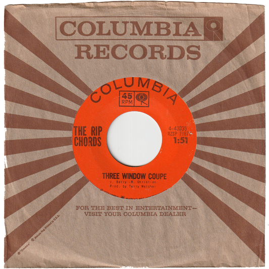 The Rip Chords - Three Window Coupe / Hot Rod U.S.A.