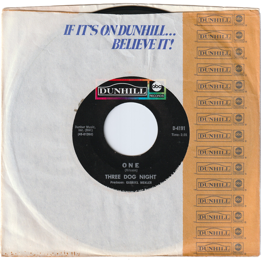 Three Dog Night - One / Chest Fever [Styrene, Monarch Pressing]