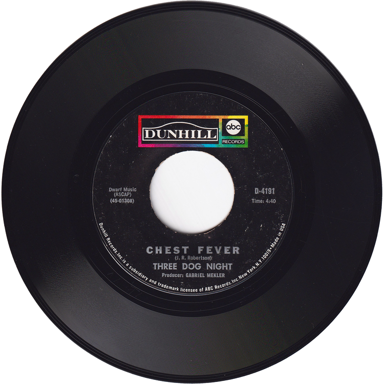 Three Dog Night - One / Chest Fever [Styrene, Monarch Pressing]