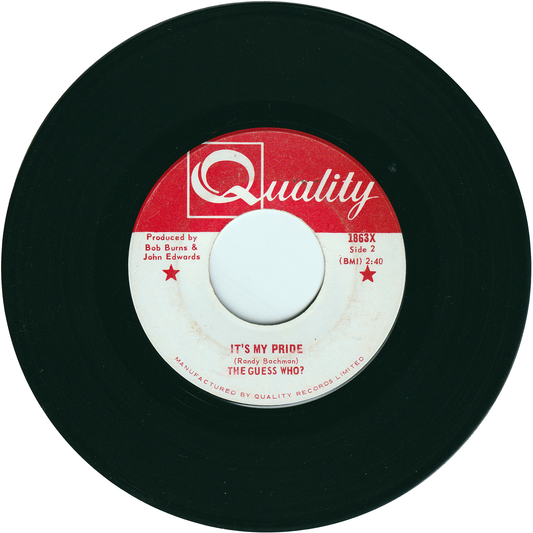The Guess Who - It's My Pride / His Girl [Canada]