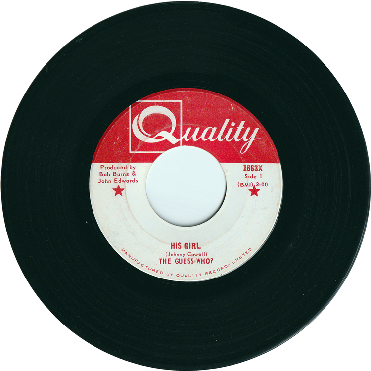 The Guess Who - It's My Pride / His Girl [Canada]