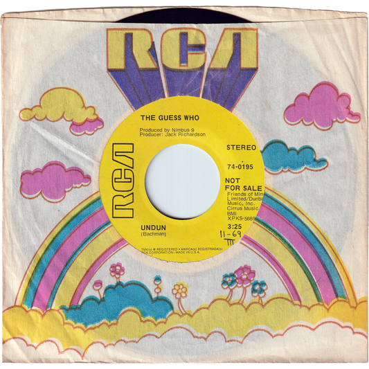 The Guess Who - Undun / Laughing [Promo, Stereo, Indianapolis Pressing]