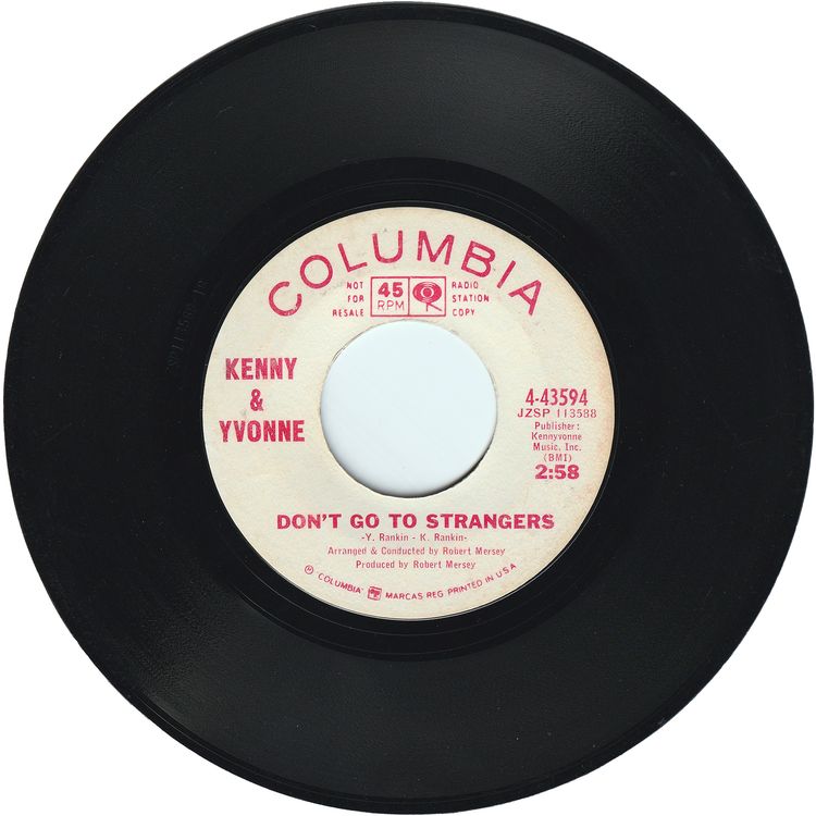 Kenny & Yvonne - Come On & Be My Love / Don't Go To Strangers [Promo]