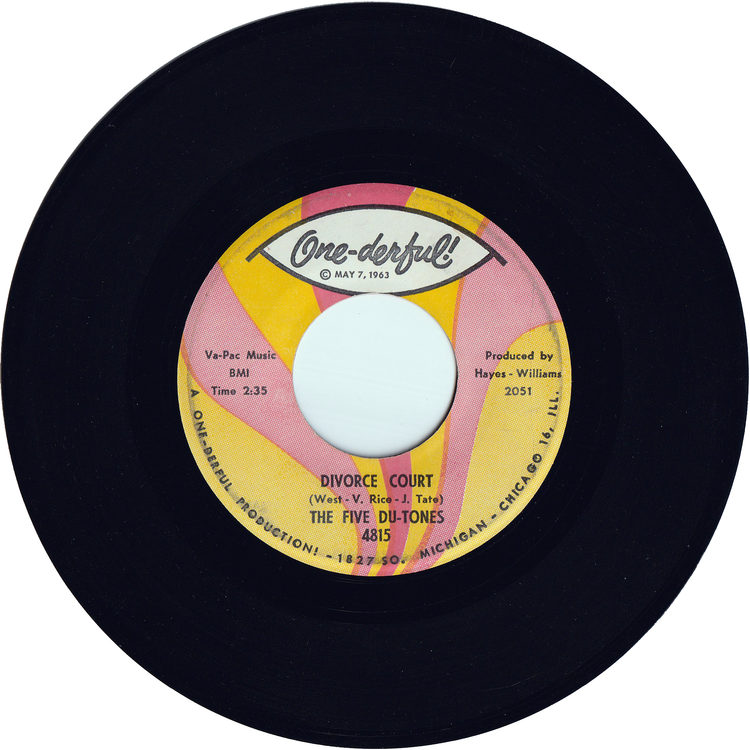 The Five Du-Tones - Shake A Tail Feather / Divorce Court