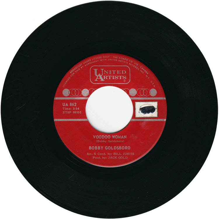 Bobby Goldsboro - Voodoo Woman / It Breaks My Heart [Canada]