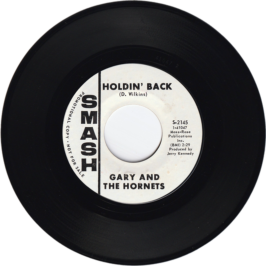 Gary & The Hornets - Holdin' Back / Turn The World On [Promo]