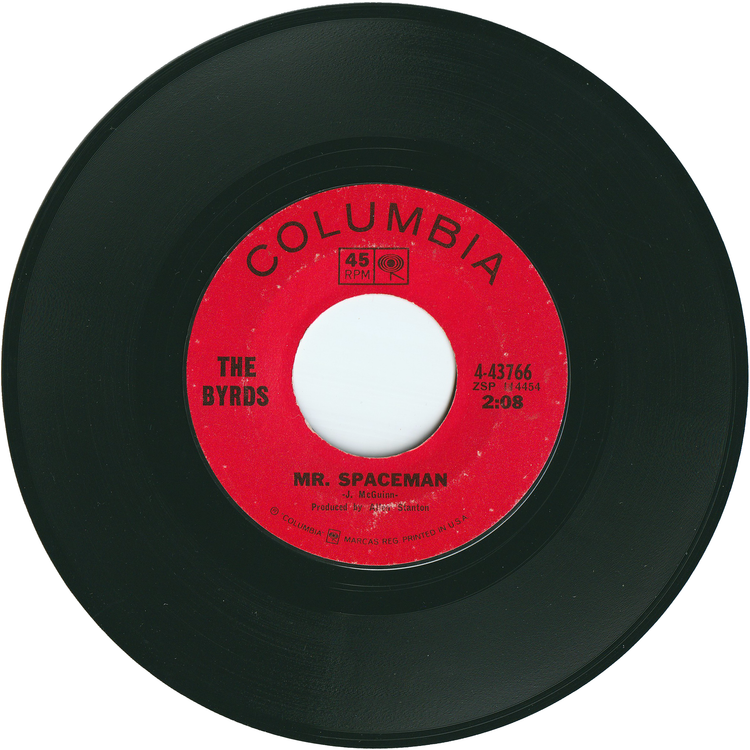 The Byrds - Mr. Spaceman / What's Happening?!?! [Styrene, Santa Maria Pressing]