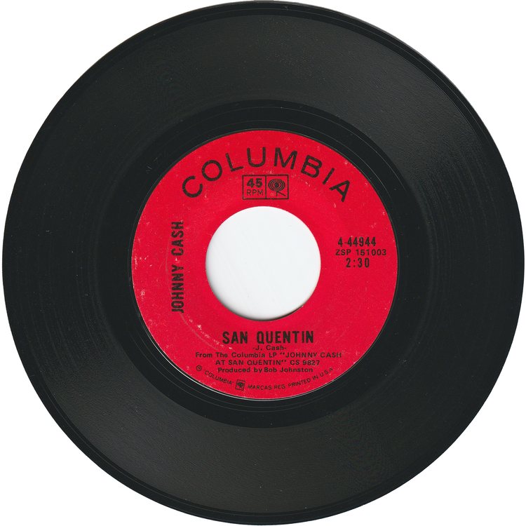 Johnny Cash - A Boy Named Sue / San Quentin [Styrene, Pitman Pressing]