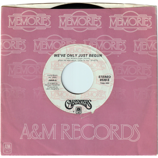 Carpenters - We've Only Just Begun / For All We Know [Re-Issue]