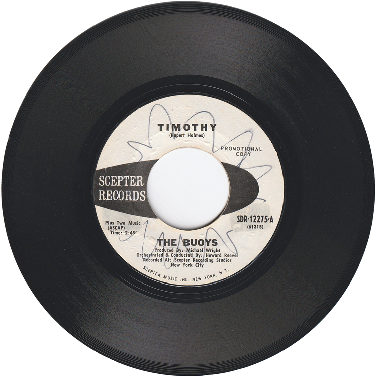 The Buoys - Timothy / Timothy (Revised Lyric) [Promo]