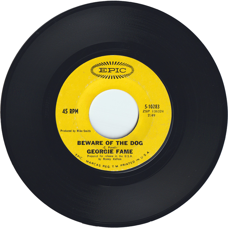 Georgie Fame - The Ballad Of Bonnie & Clyde / Beware Of The Dog