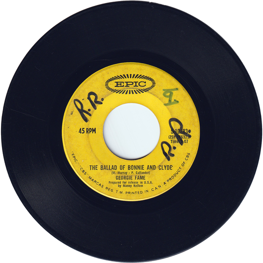 Georgie Fame - The Ballad Of Bonnie & Clyde / Beware Of The Dog [Canada]