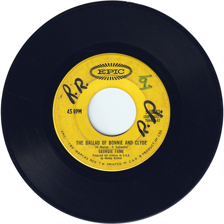 Georgie Fame - The Ballad Of Bonnie & Clyde / Beware Of The Dog [Canada]