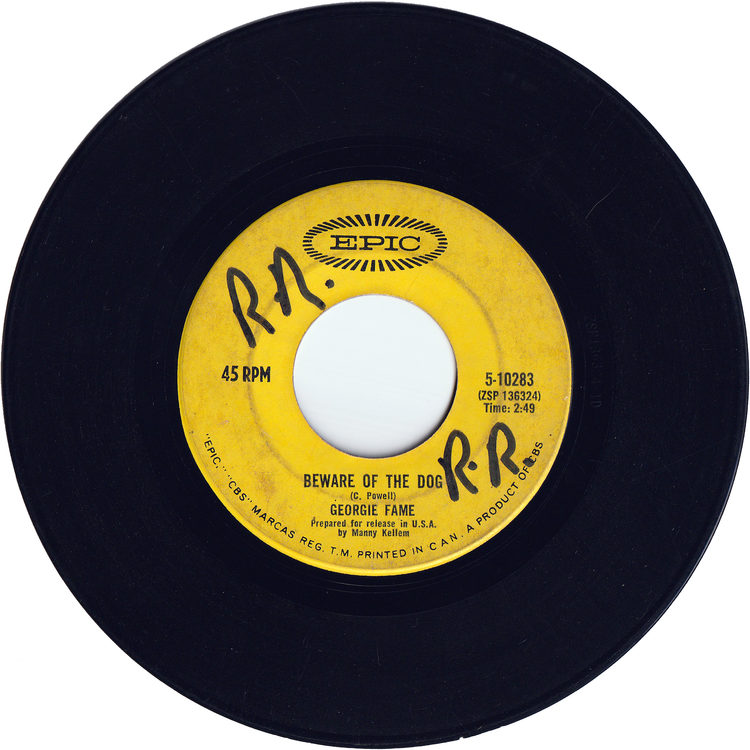 Georgie Fame - The Ballad Of Bonnie & Clyde / Beware Of The Dog [Canada]