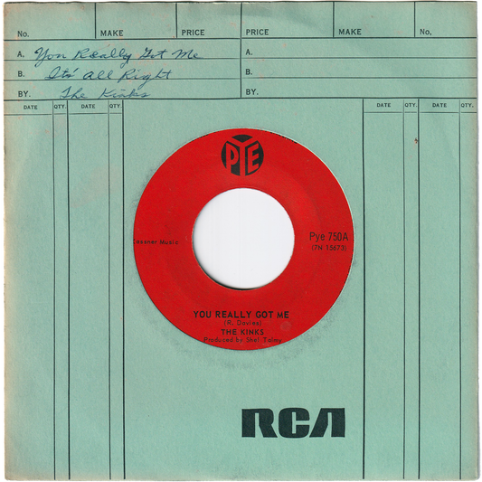 The Kinks - You Really Got Me / It's All Right [Canada]