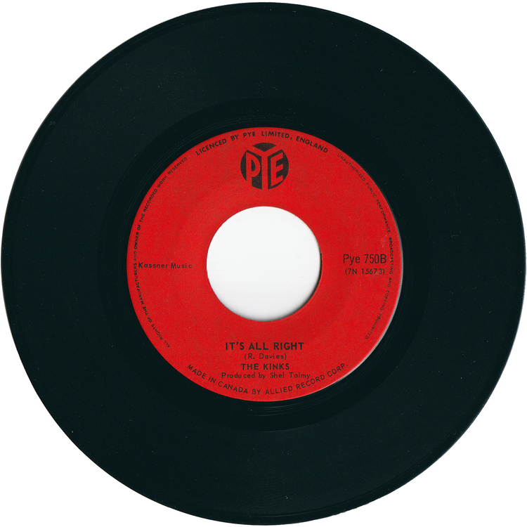 The Kinks - You Really Got Me / It's All Right [Canada]