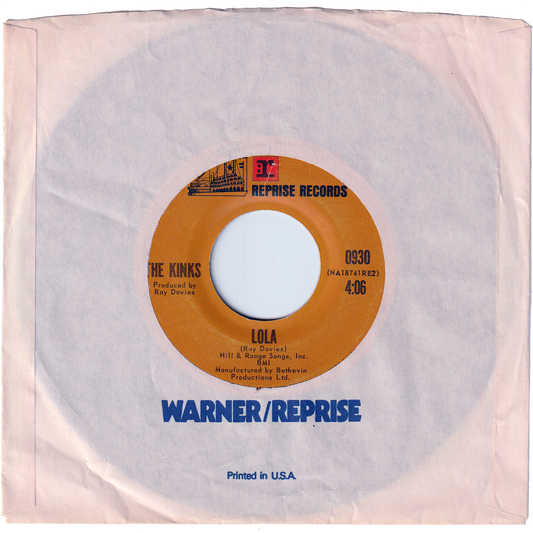 The Kinks - Lola / Mindless Child Of Motherhood [Vinyl, Santa Maria Pressing]