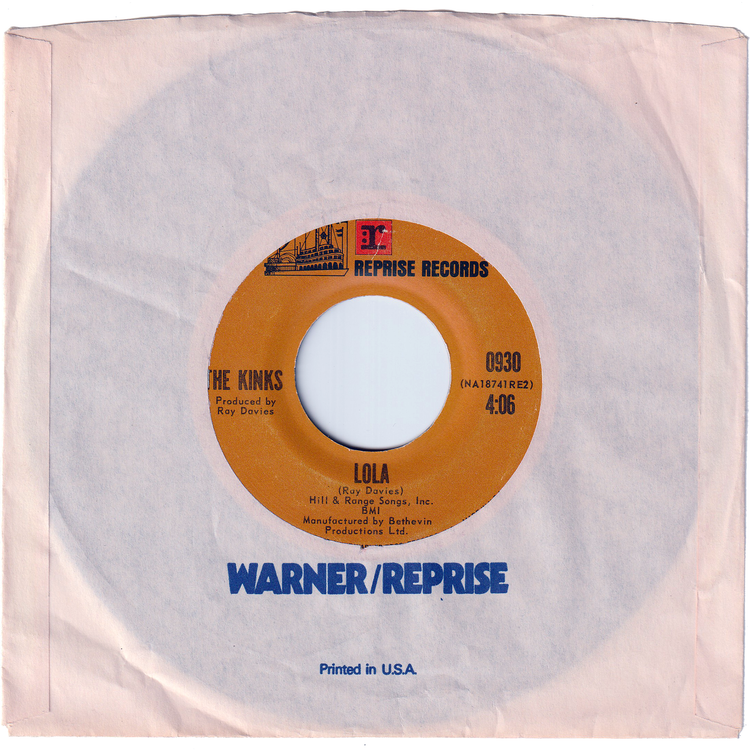 The Kinks - Lola / Mindless Child Of Motherhood [Vinyl, Santa Maria Pressing]