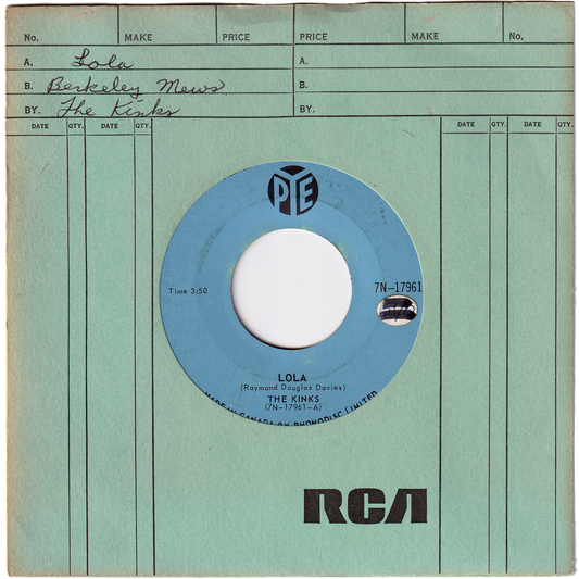 The Kinks - Lola / Berkley Mews [Canada]