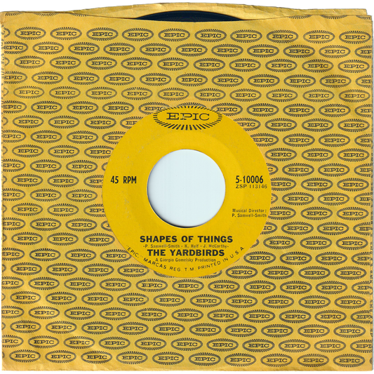 The Yardbirds - Shape Of Things / New York City Blues [Styrene, Santa Maria Pressing]