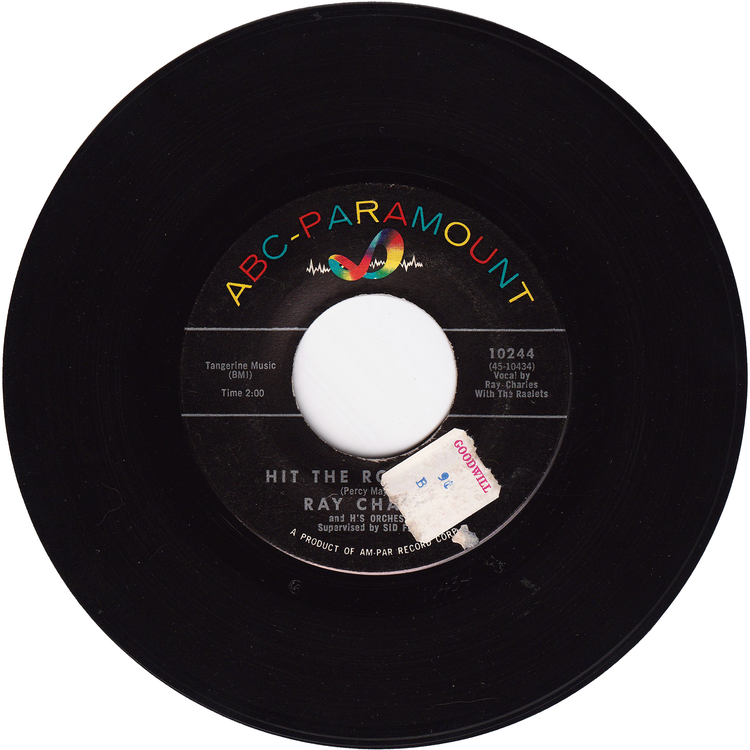Ray Charles - Hit The Road Jack / The Danger Zone [Vinyl, Monarch Pressing]