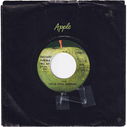 John Lennon with The Plastic Ono Band - Instant Karma (We All Shine On) / Who Has Seen The Wind?