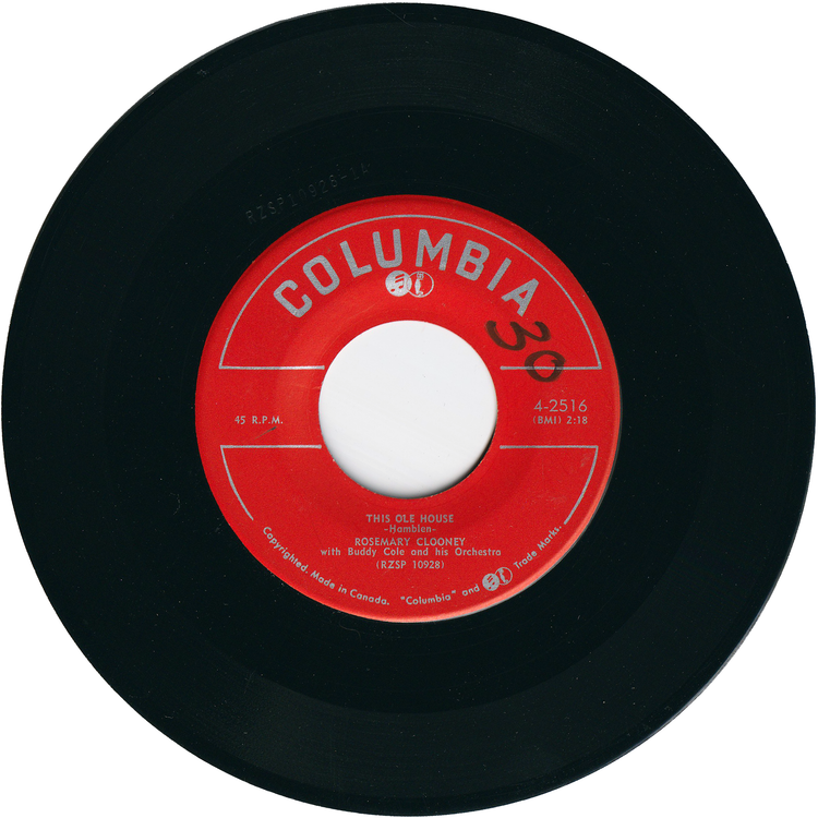 Rosemary Clooney - This Ole House / Hey There [Canada]