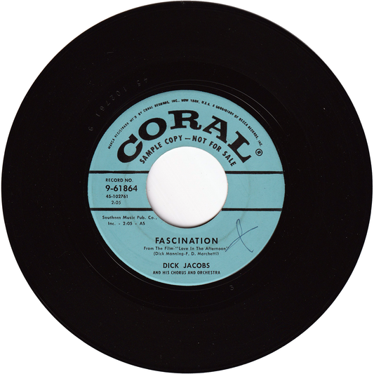 Dick Jacobs - Fascination / Summertime In Venice [Promo]