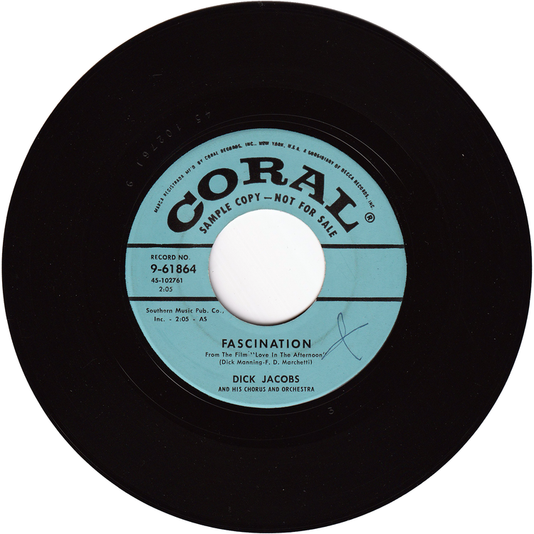 Dick Jacobs - Fascination / Summertime In Venice [Promo]