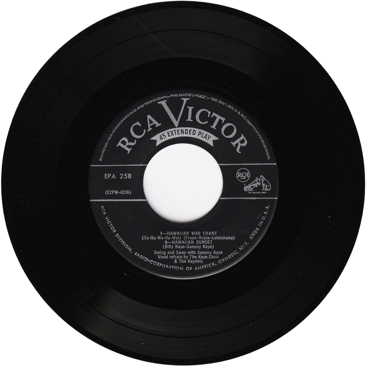 Sammy Kaye - The Heart Of The Islands In Song [7", 45 RPM, EP, PS]