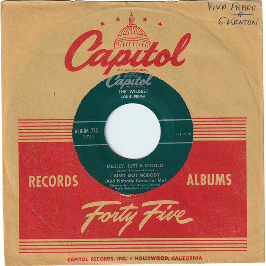 Louis Prima Featuring Keely Smith with Sam Butera & The Witnesses - The Wildest! (Part 1) [7", 45 RPM, EP]