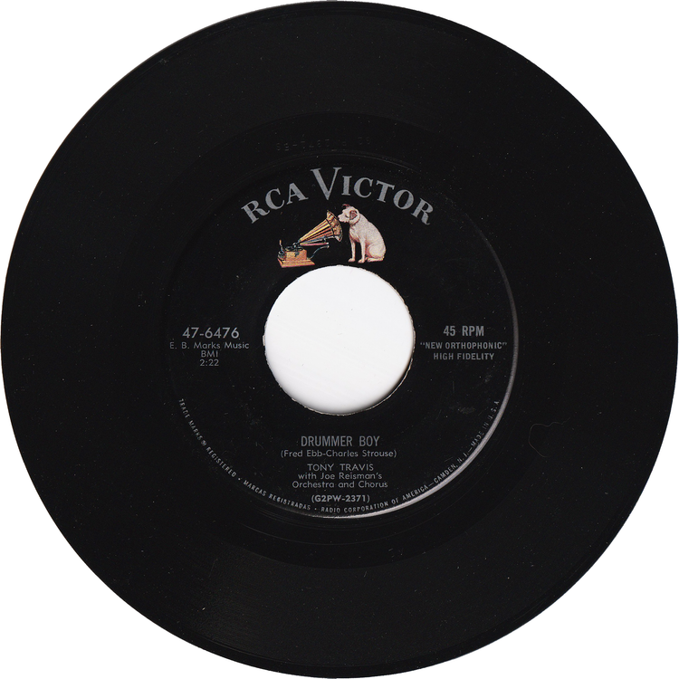 Tony Travis - Drummer Boy / (Love Is) The $60,000 Question