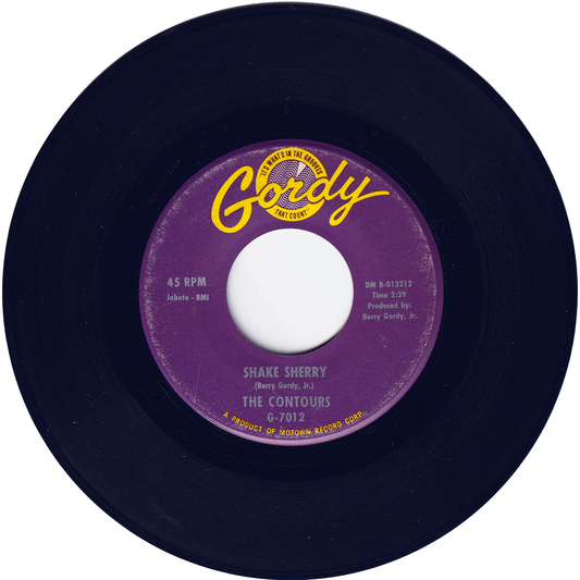 The Contours - Shake Sherry / You Better Get In Line